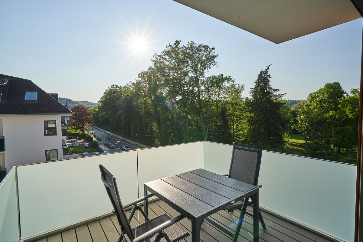 Ferienwohnung E - Balkon