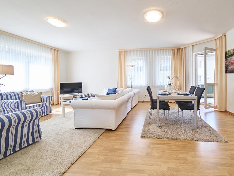 Ferienwohnung D - Wohnzimmer