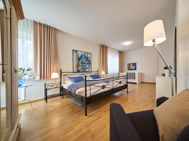 Ferienwohnung D - Schlafzimmer