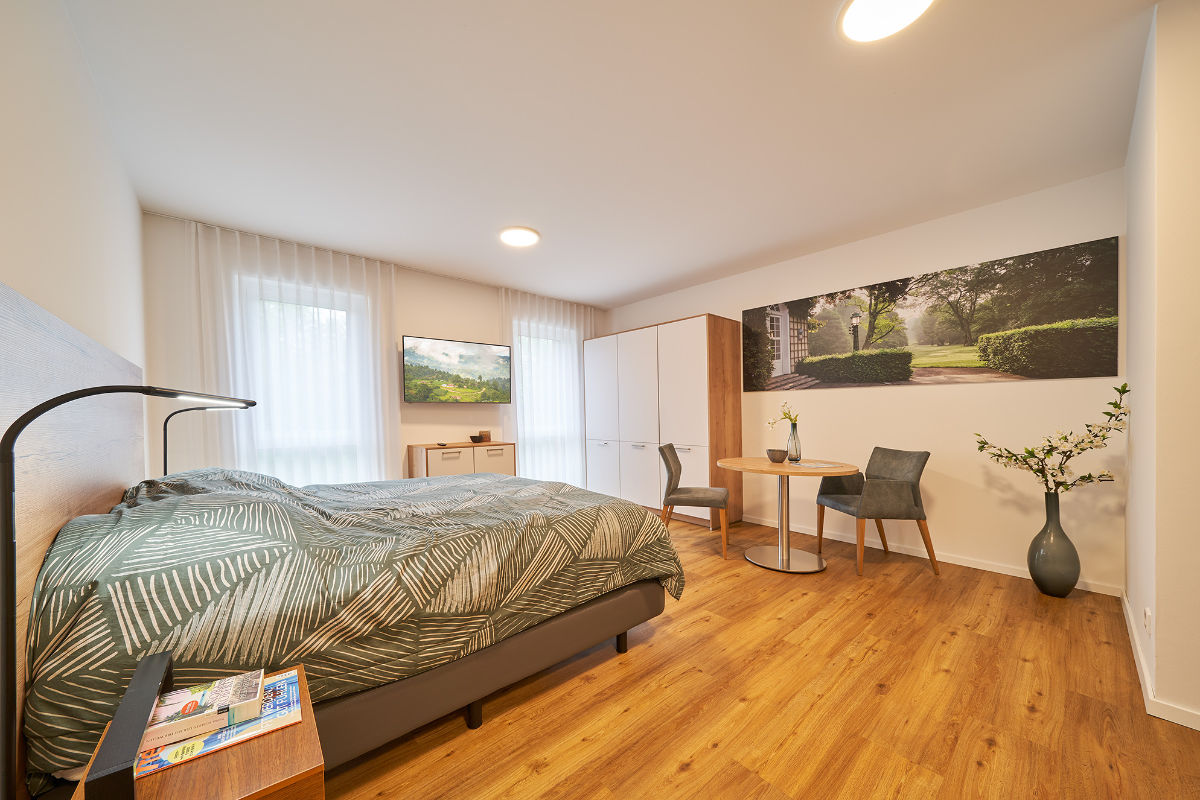 Ferienwohnung F - Schlafzimmer