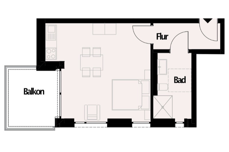 Ferienwohnung G - Grundriss